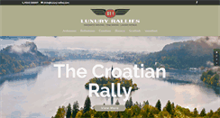 Desktop Screenshot of luxuryrallies.com